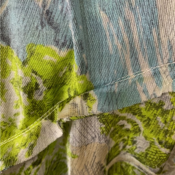 Vintage homemade flowy house dress with pocket - flexible size up to xl - Picture 7 of 7